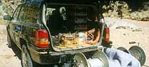 Jeep rear view